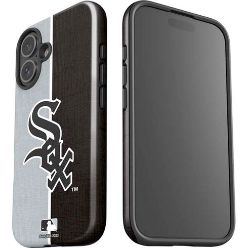 MLB Chicago White Sox Split iPhone 16 Plus Impact Case